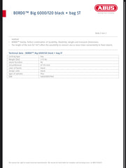 ABUS BORDO™ BIG 6000 COMBO