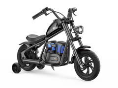 HYPER GOGO CRUISER12 PLUS ELECTRIC MOTORCYCLE w/Bluetooth; RGB Audio System & Fog Effects *Retro Bike Up to 10MPH; 60-Minute Ride, Perfect for Ages 3+