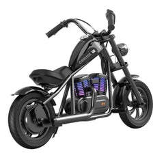 HYPER GOGO CRUISER12 PLUS ELECTRIC MOTORCYCLE w/Bluetooth; RGB Audio System & Fog Effects *Retro Bike Up to 10MPH; 60-Minute Ride, Perfect for Ages 3+