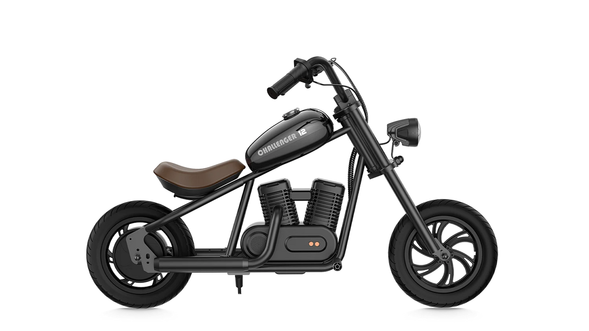 HYPER GOGO CHALLENGER12 ELECTRIC MOTORCYCLE *Retro Bike Up to 10MPH; 60-Minute Ride, Perfect for Ages 3+