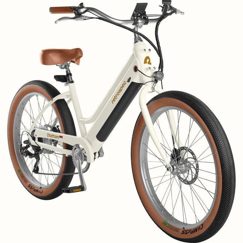RETROSPEC E-BIKE Chatham Rev+ Beach Cruiser Electric Bike - Step Through