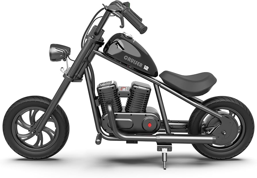 HYPER GOGO CRUISER12 ELECTRIC MOTORCYCLE *Retro Bike Up to 10MPH; 60-Minute Ride, Perfect for Ages 3+