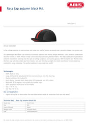 ABUS ROAD BIKE RACE CAP