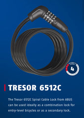 ABUS TRESOR 6615C CABLE LOCK