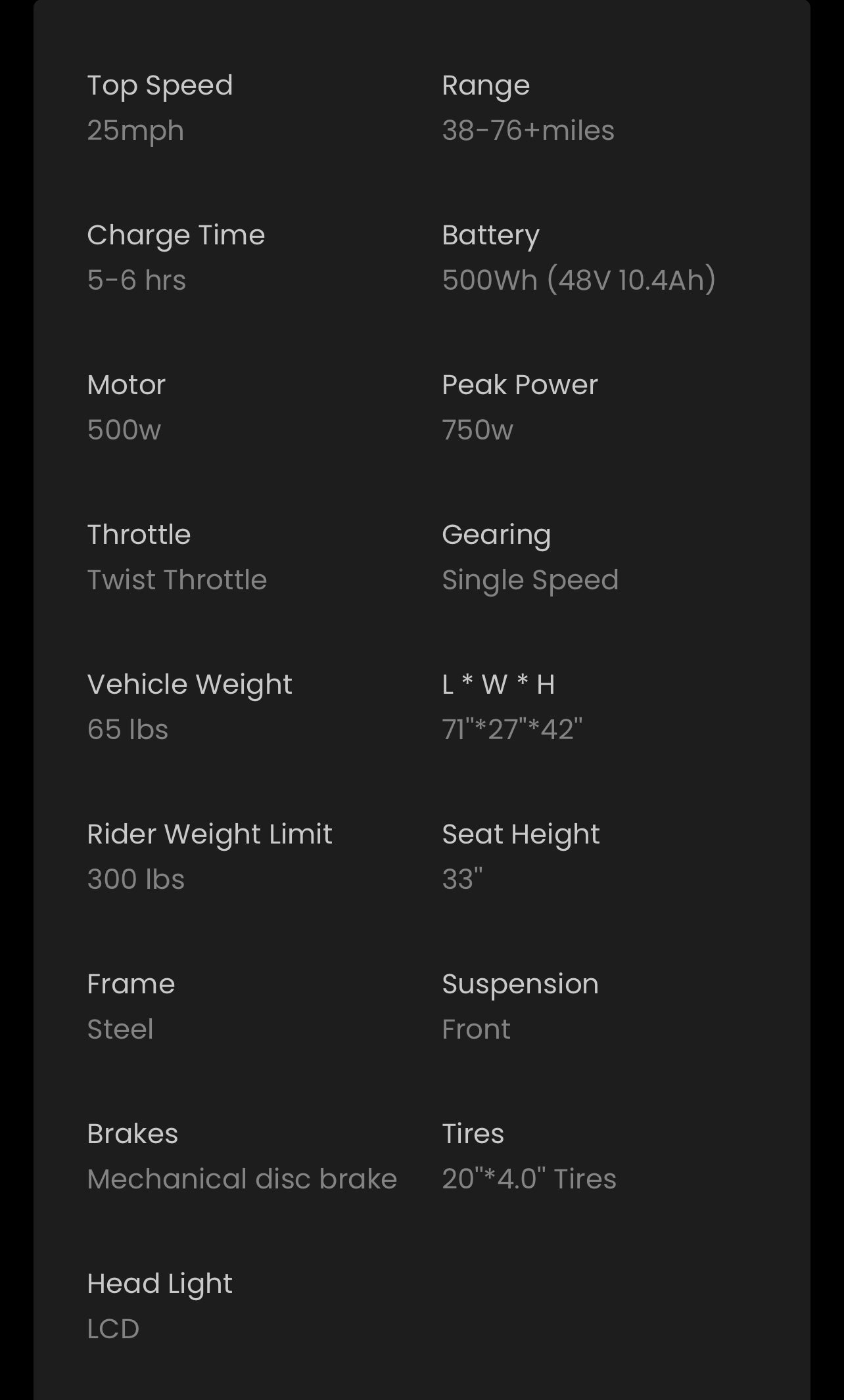 MACFOX XIS ELECTRIC COMMUTER E-BIKE